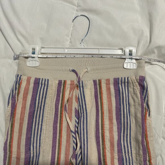 Urban Outfitter Costa Linen Pants Striped - Picture 4 of 10